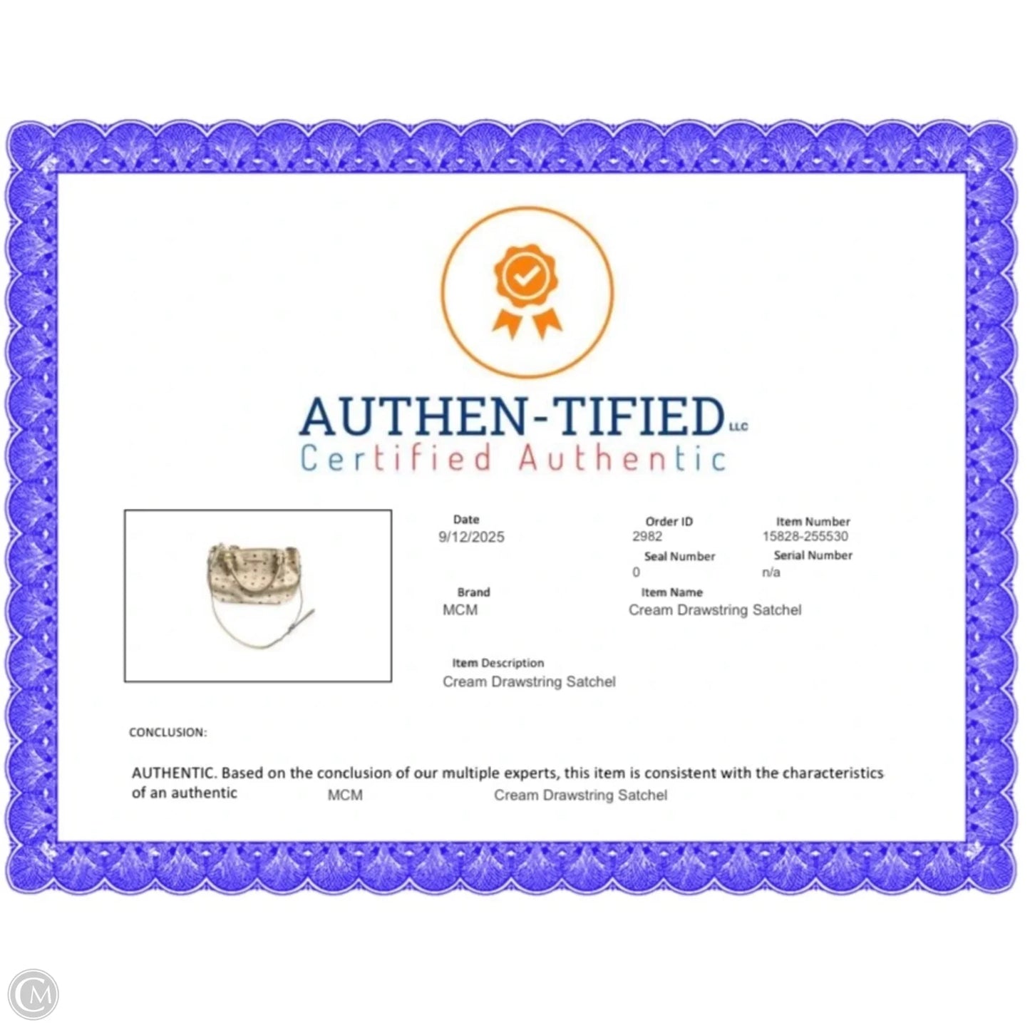 Handbag Luxury Designer By Mcm, Size: Medium