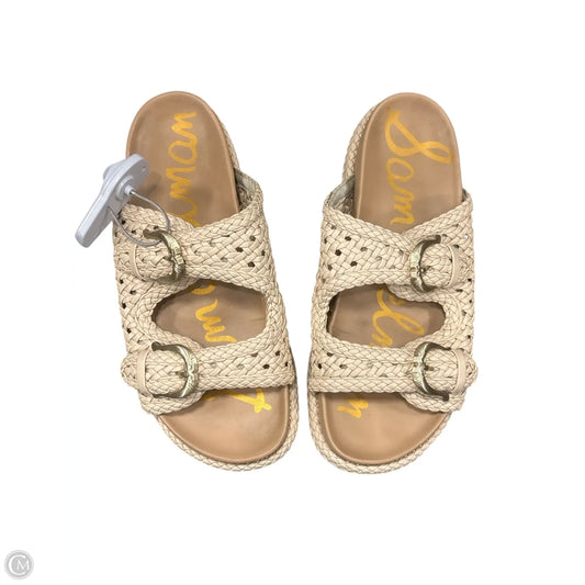Sandals Flats By Sam Edelman In Cream, Size: 8.5