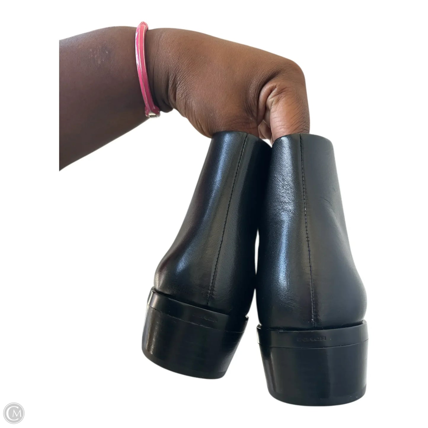 Boots Designer By Coach In Black, Size: 11