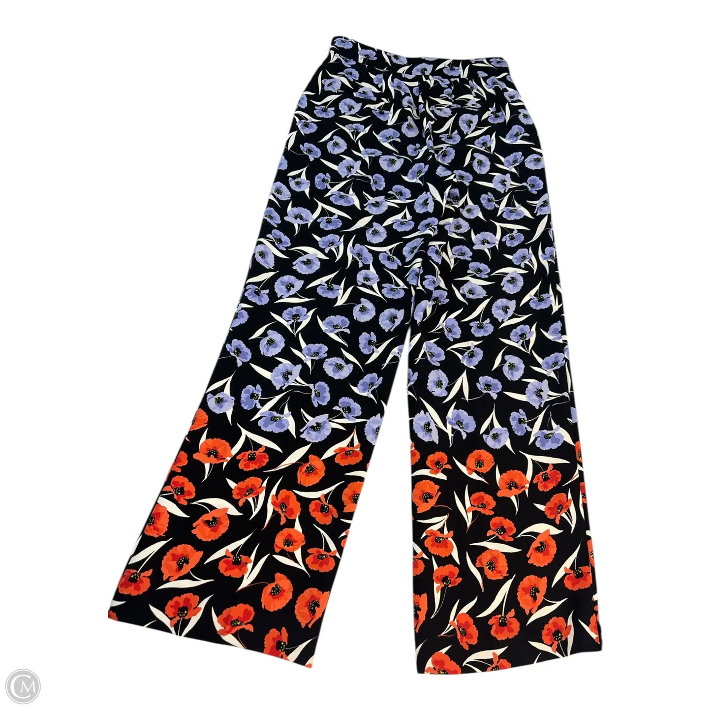 Pants Dress By Ann Taylor In Black & Blue, Size: 2