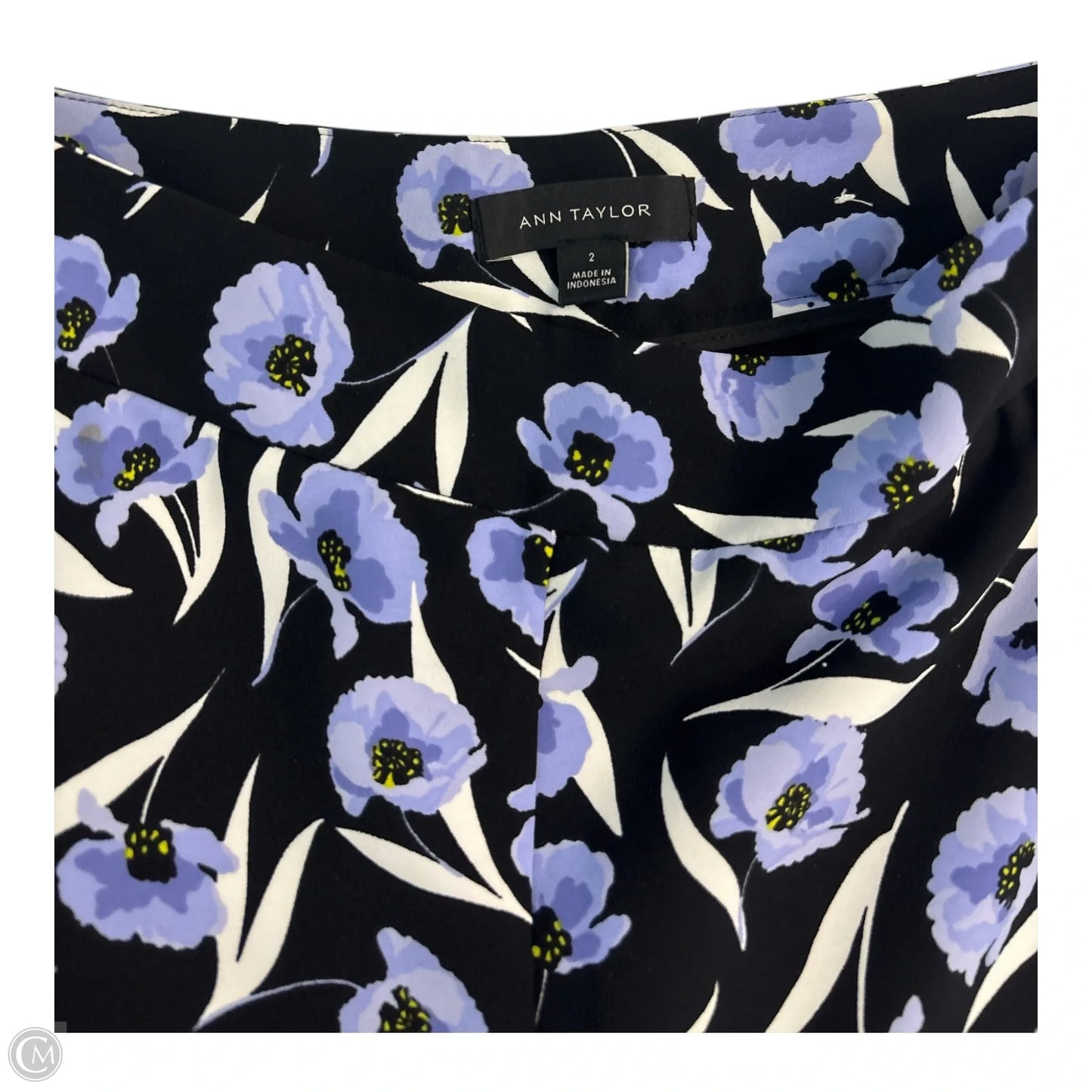 Pants Dress By Ann Taylor In Black & Blue, Size: 2