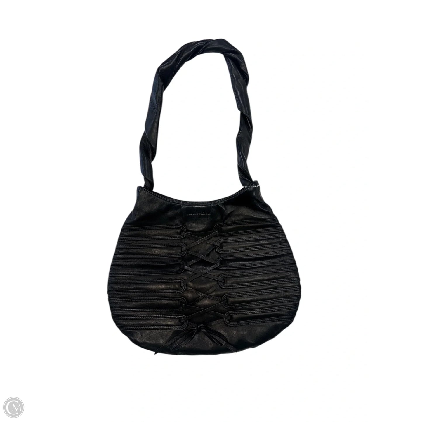 Handbag Leather By Clothes Mentor, Size: Medium