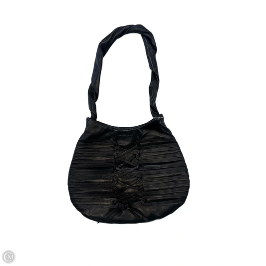 Handbag Leather By Clothes Mentor, Size: Medium