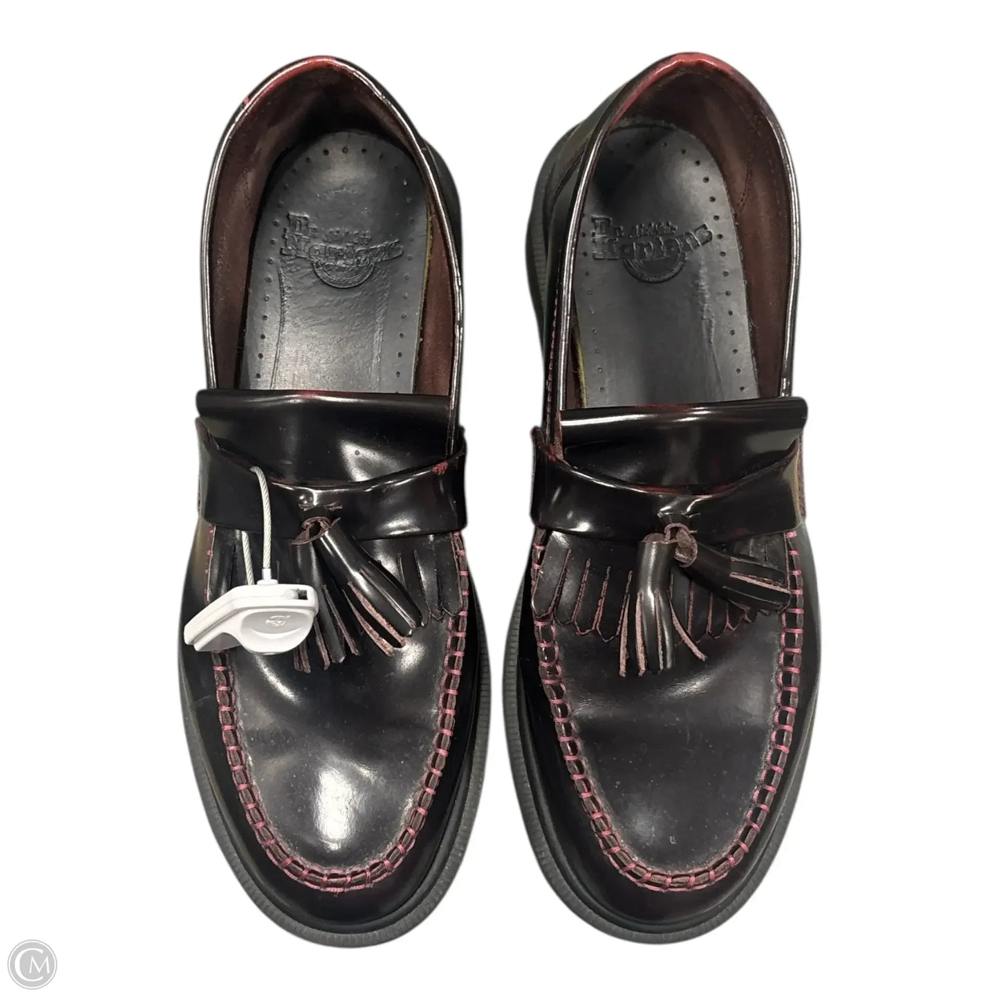 Shoes Flats By Dr Martens In Maroon, Size: 10