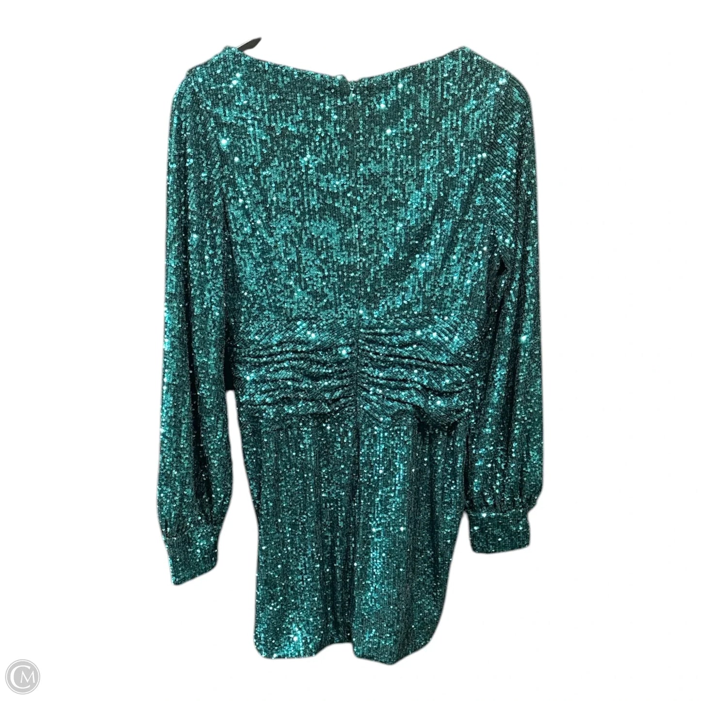 Dress Party Midi By Clothes Mentor In Green, Size: 12