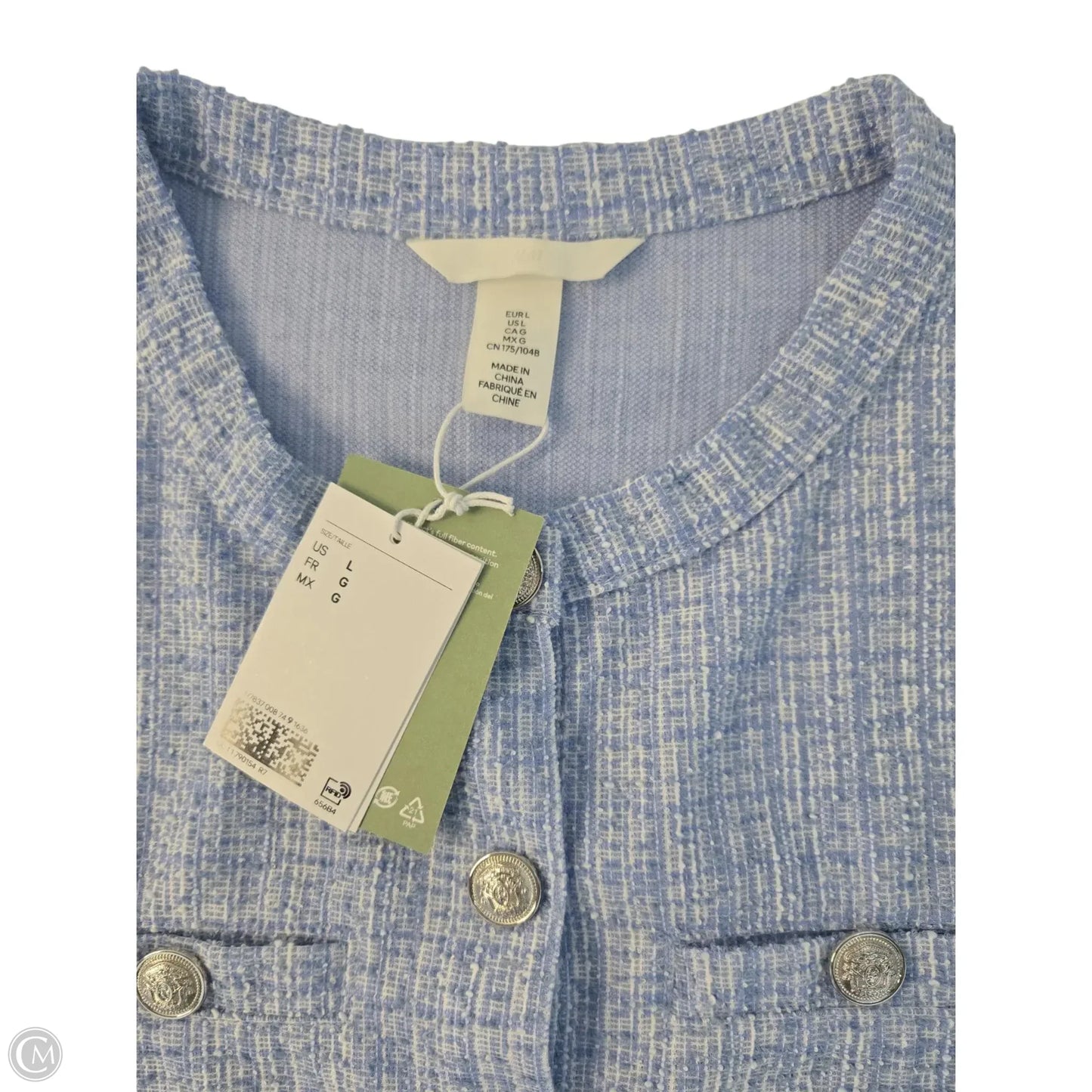 Blazer By H&m In Blue, Size: L