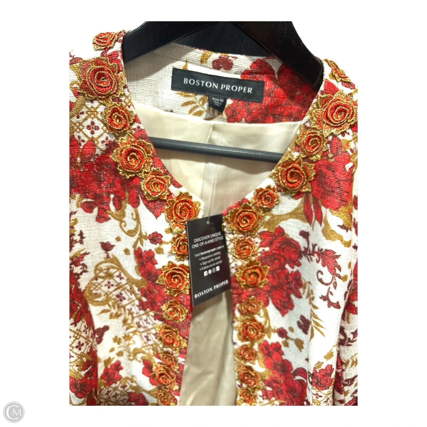 Blazer By Boston Proper In Red, Size: 10