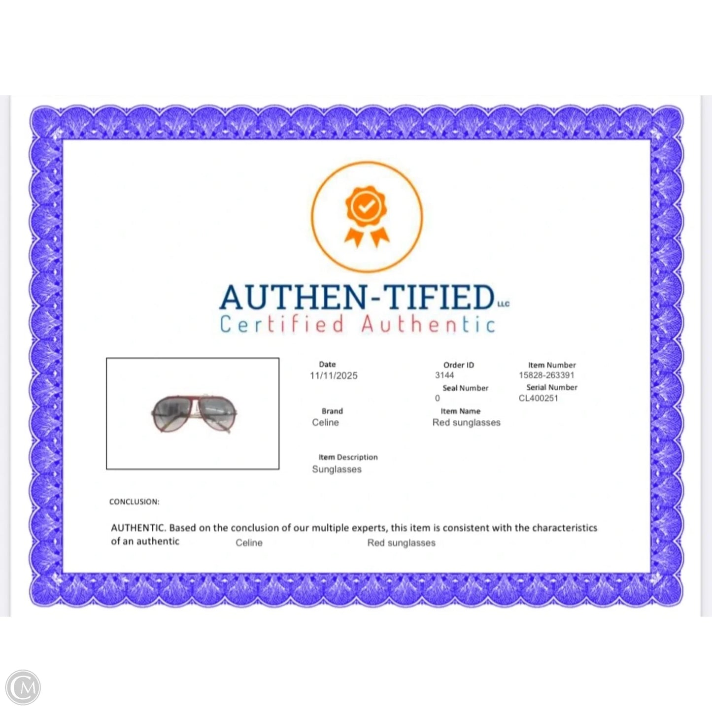 Sunglasses Luxury Designer By Celine