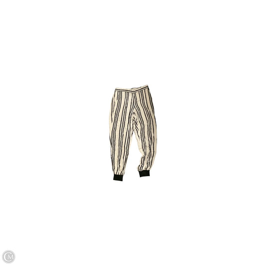 Pants Designer By Alice + Olivia In Black & Cream, Size: S