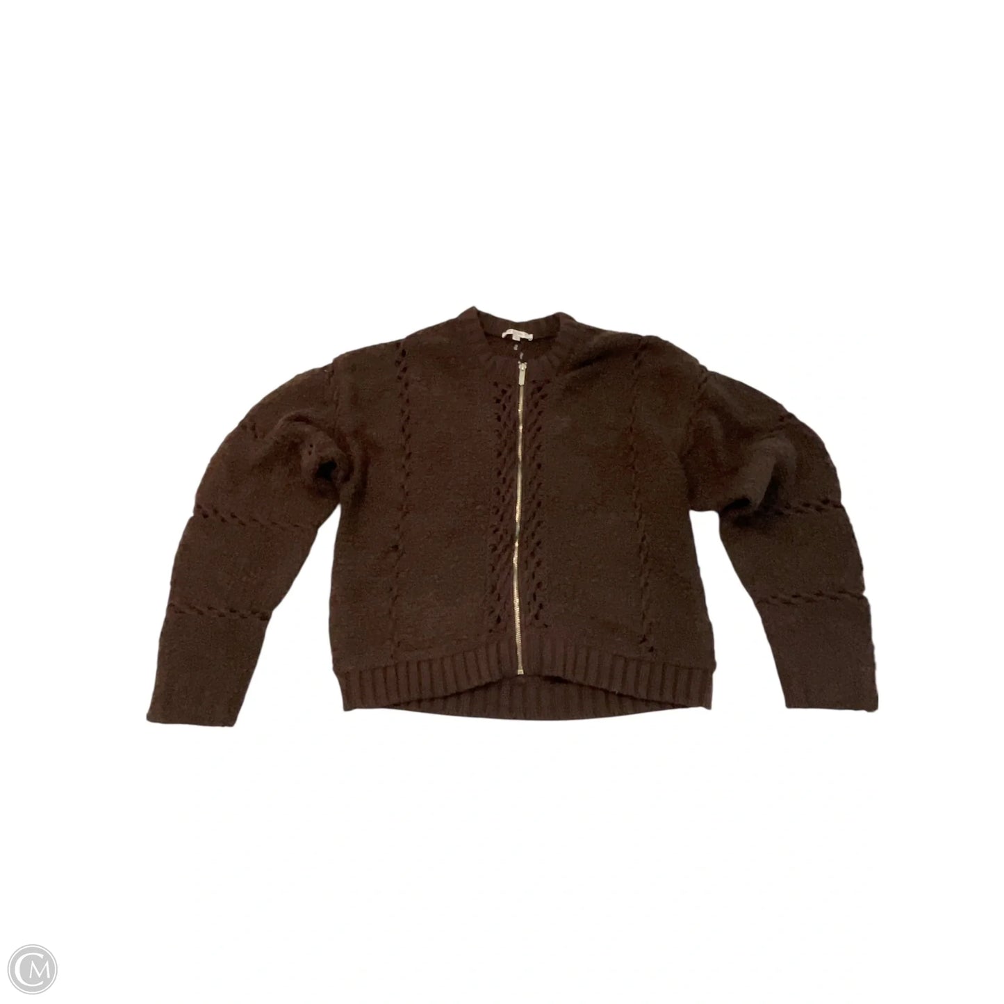 Sweater By Z Supply In Brown, Size: L