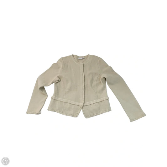 Blazer By Anthropologie In Cream, Size: L
