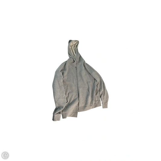Sweatshirt Hoodie By Alo In Grey, Size: Xl
