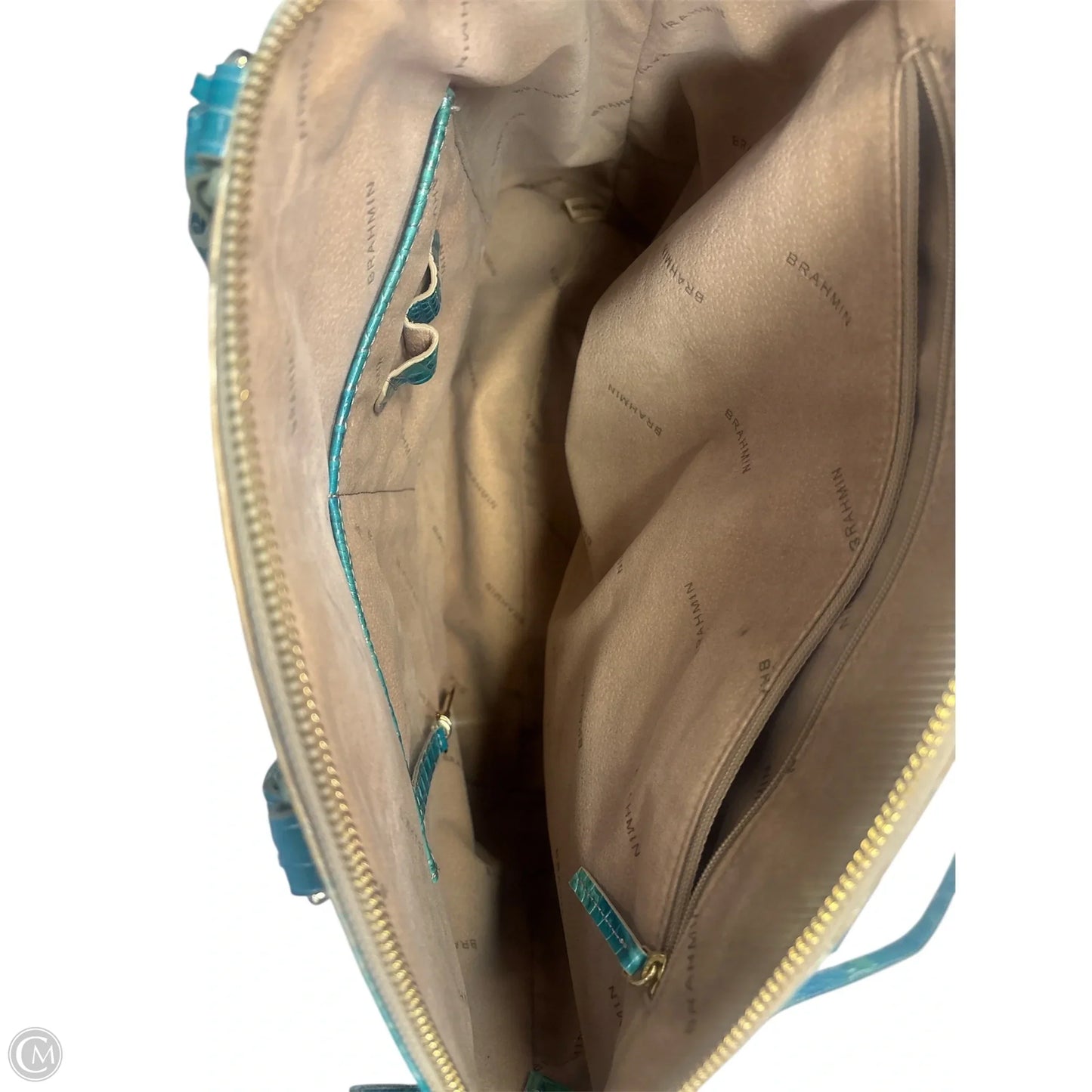 Handbag Designer By Brahmin, Size: Large