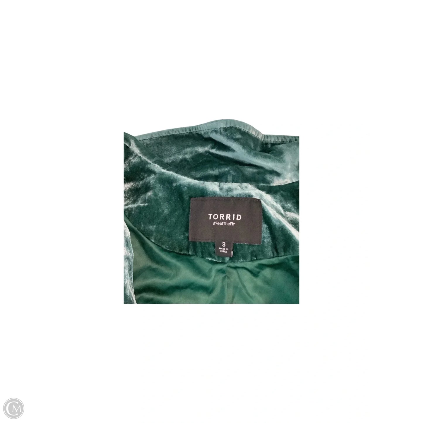 Blazer By Torrid In Green, Size: 3x