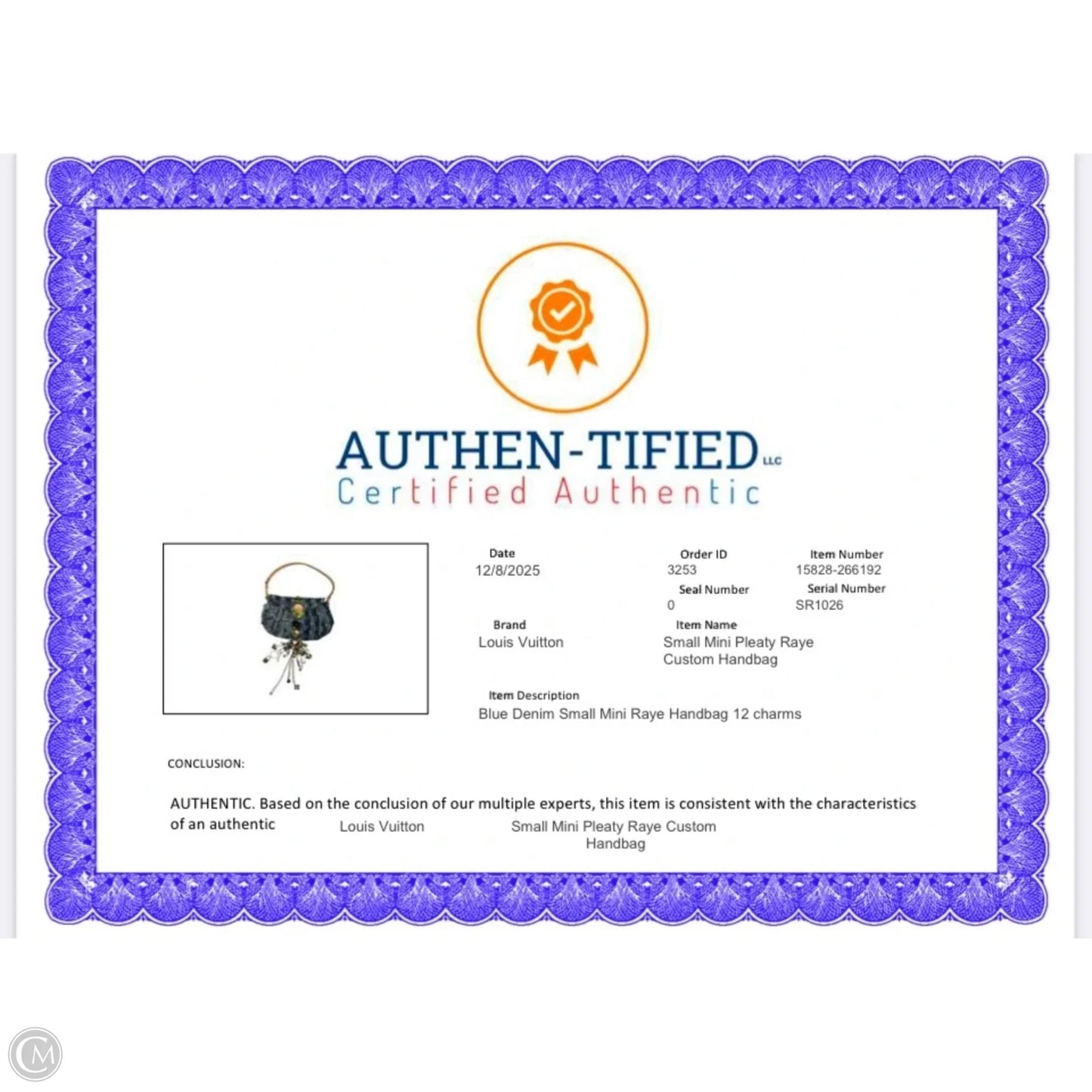 Louis Vuitton Mini Pleaty Raye Limited Edition 2006