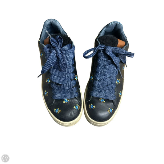 Shoes Designer By Coach In Black & Blue, Size: 6