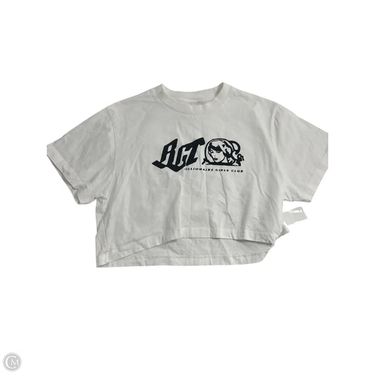 Top Short Sleeve By Clothes Mentor In White, Size: Xl