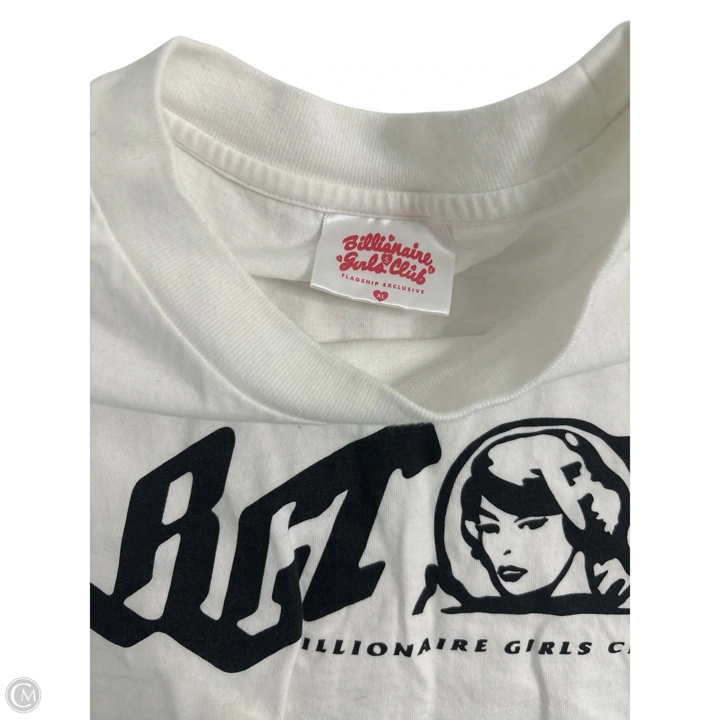 Top Short Sleeve By Clothes Mentor In White, Size: Xl