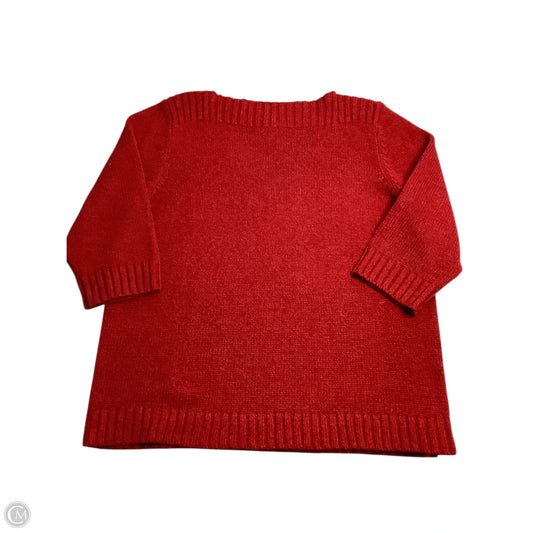 Sweater By Lauren By Ralph Lauren In Red, Size: M