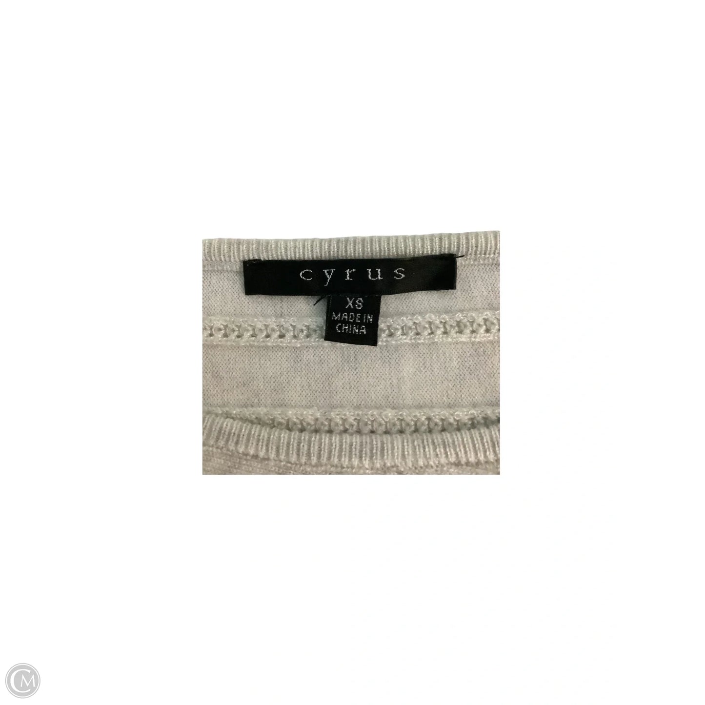 Top Long Sleeve Basic By Cyrus In Grey, Size: Xs