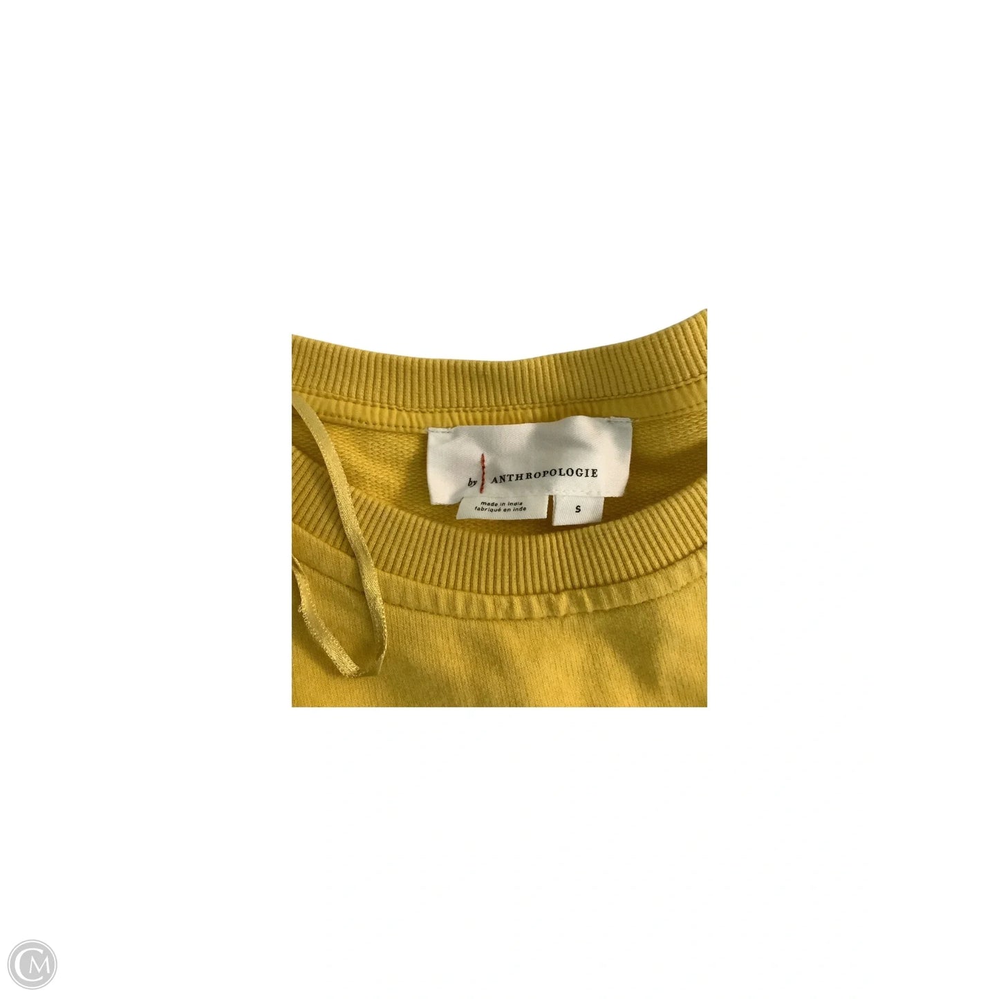 Top Long Sleeve Basic By Anthropologie In Yellow, Size: S