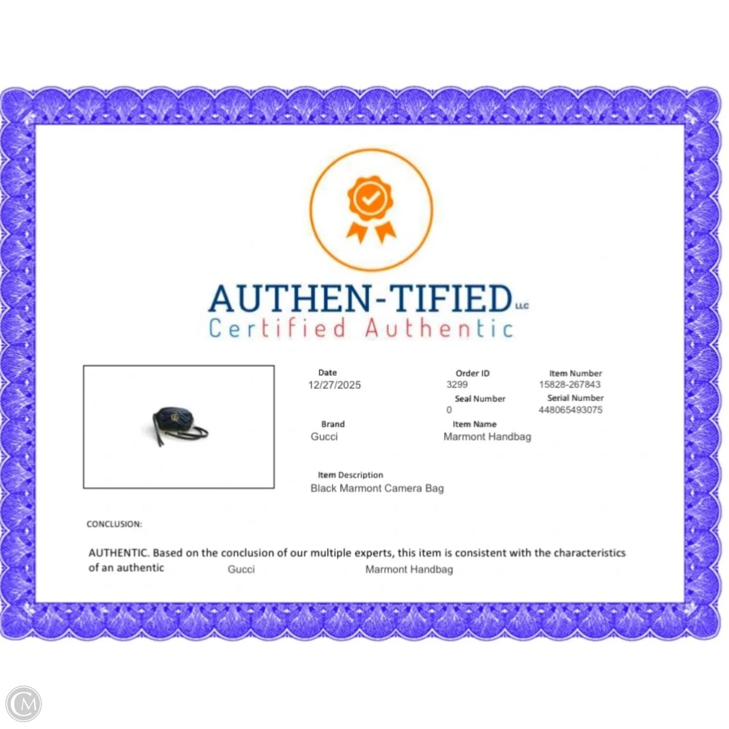 Handbag Luxury Designer By Gucci, Size: Small