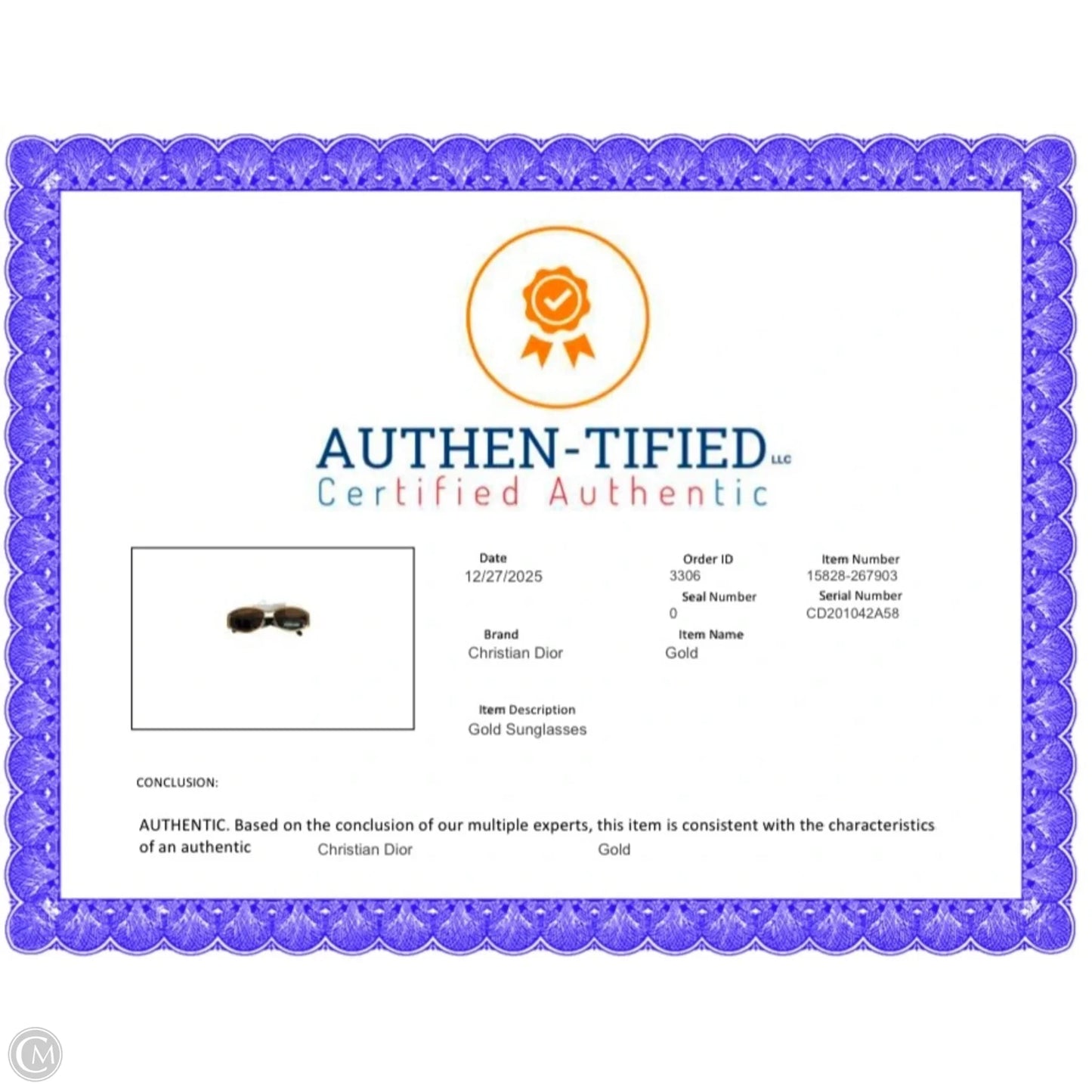 Sunglasses Luxury Designer By Dior