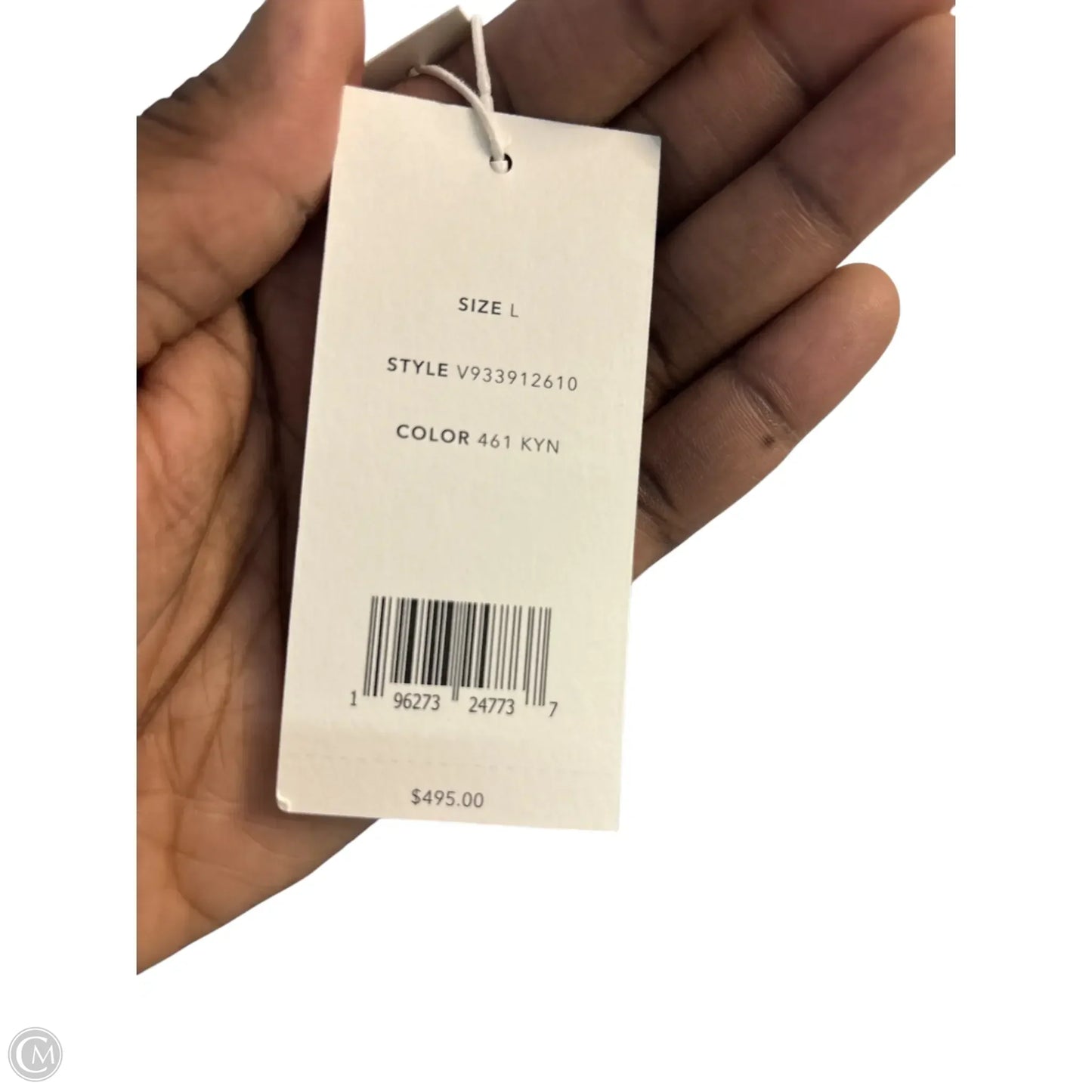 Top Long Sleeve Basic By Vince In Blue, Size: L