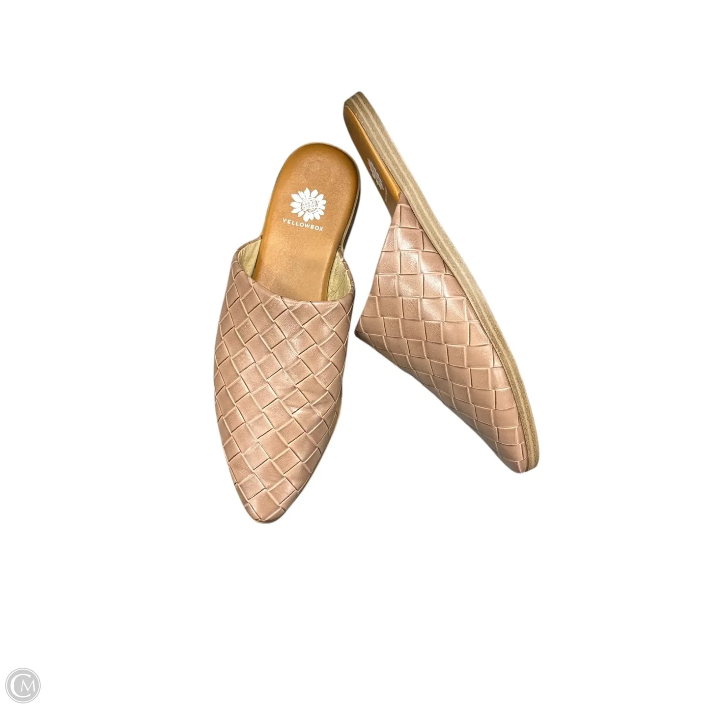 Shoes Flats By Clothes Mentor In Tan, Size: 8.5