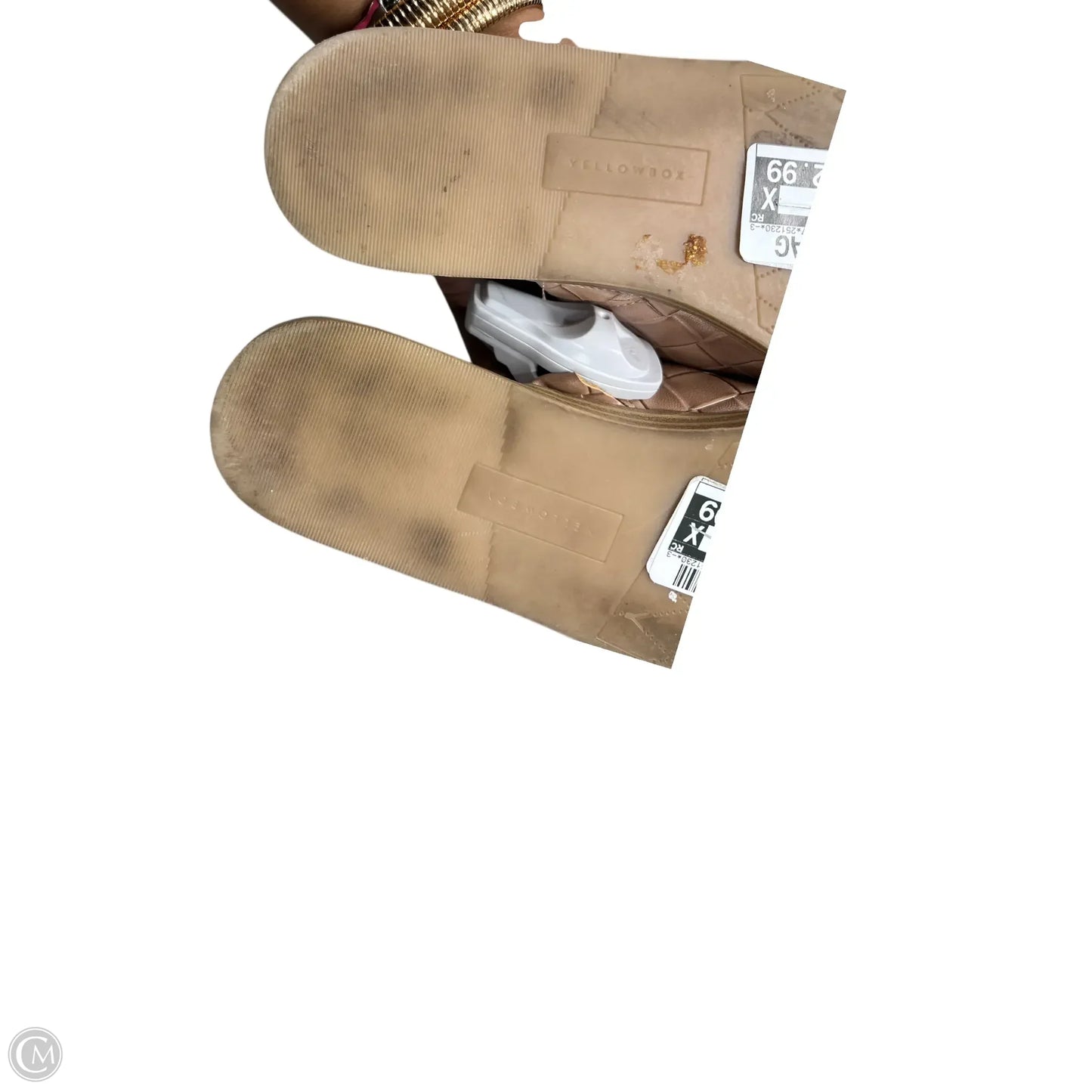 Shoes Flats By Clothes Mentor In Tan, Size: 8.5