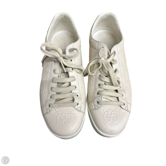 Shoes Luxury Designer By Gucci In Cream