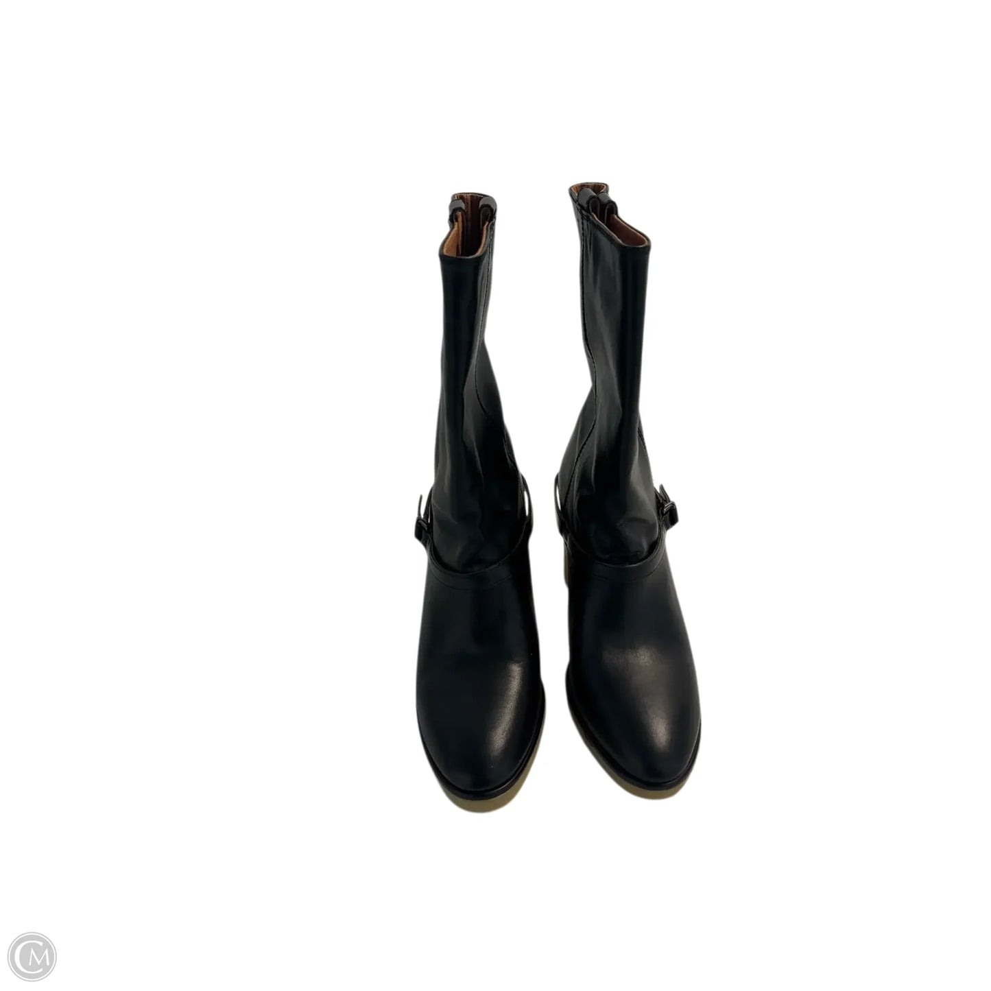 Boots Ankle Heels By Franco Sarto In Black, Size: 8