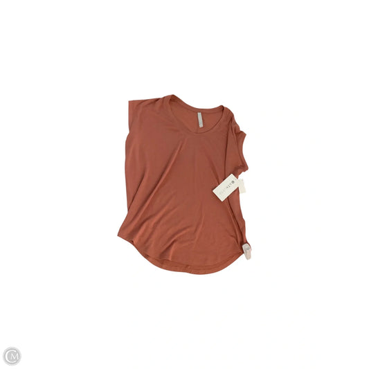 Top Short Sleeve Basic By Athleta In Orange, Size: M