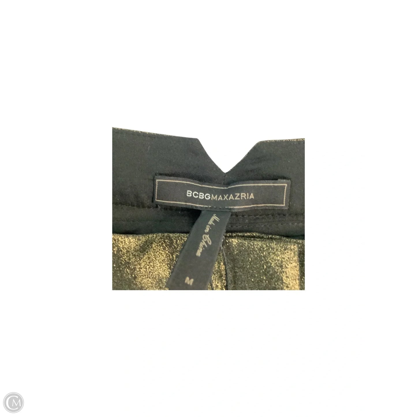 Shorts By Bcbgmaxazria In Gold, Size: M