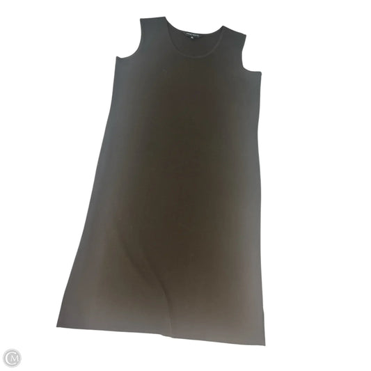 Dress Casual Midi By Ming Wang In Brown, Size: L