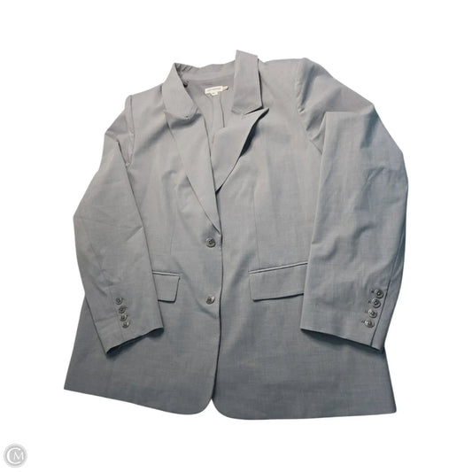 Blazer By Good American In Grey, Size: Xxl