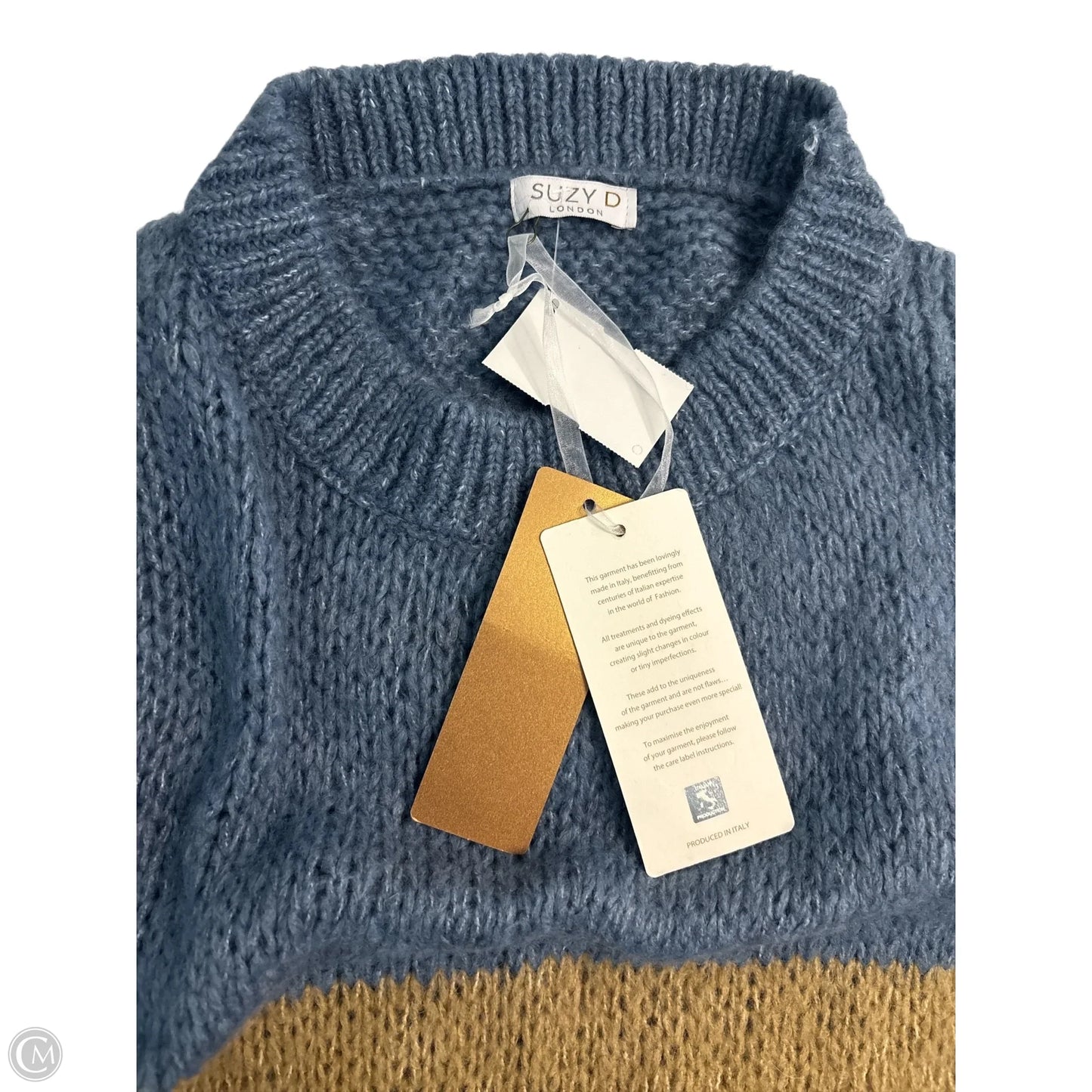 Sweater By Clothes Mentor In Blue, Size: Osfm