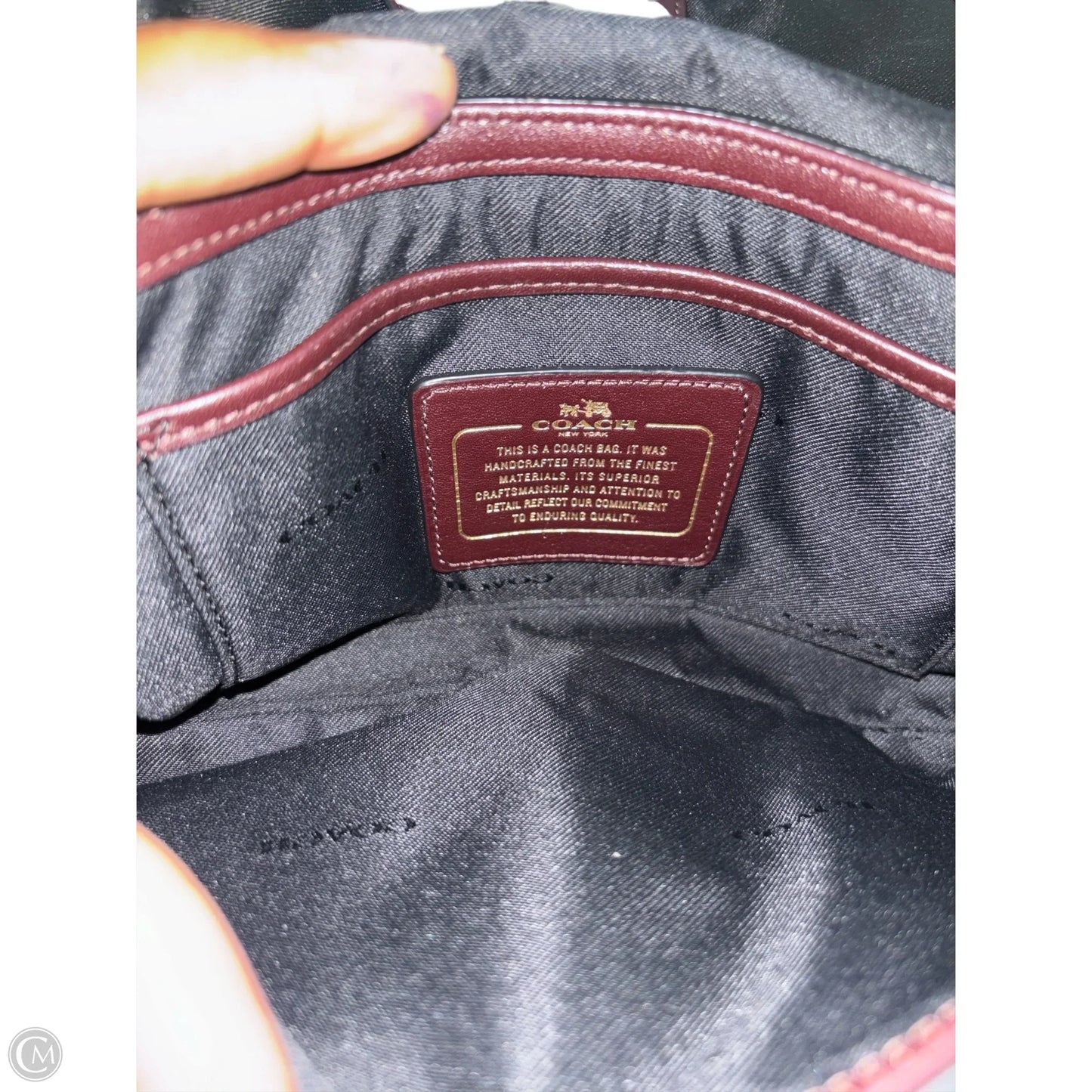 Handbag Designer By Coach, Size: Small