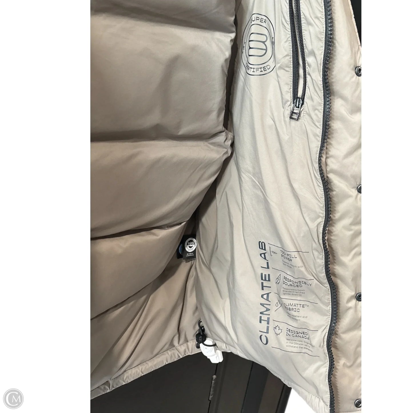 Vest Puffer & Quilted By Aritzia In Tan, Size: S