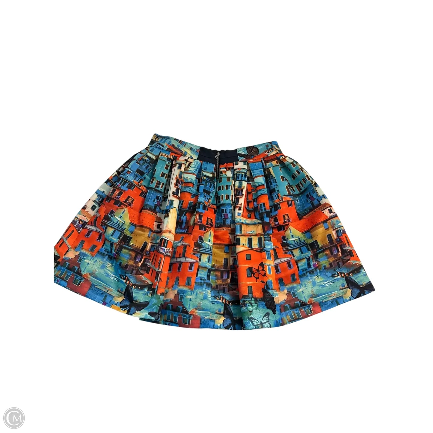 Skirt Designer By Alice + Olivia In Blue & Red, Size: 8