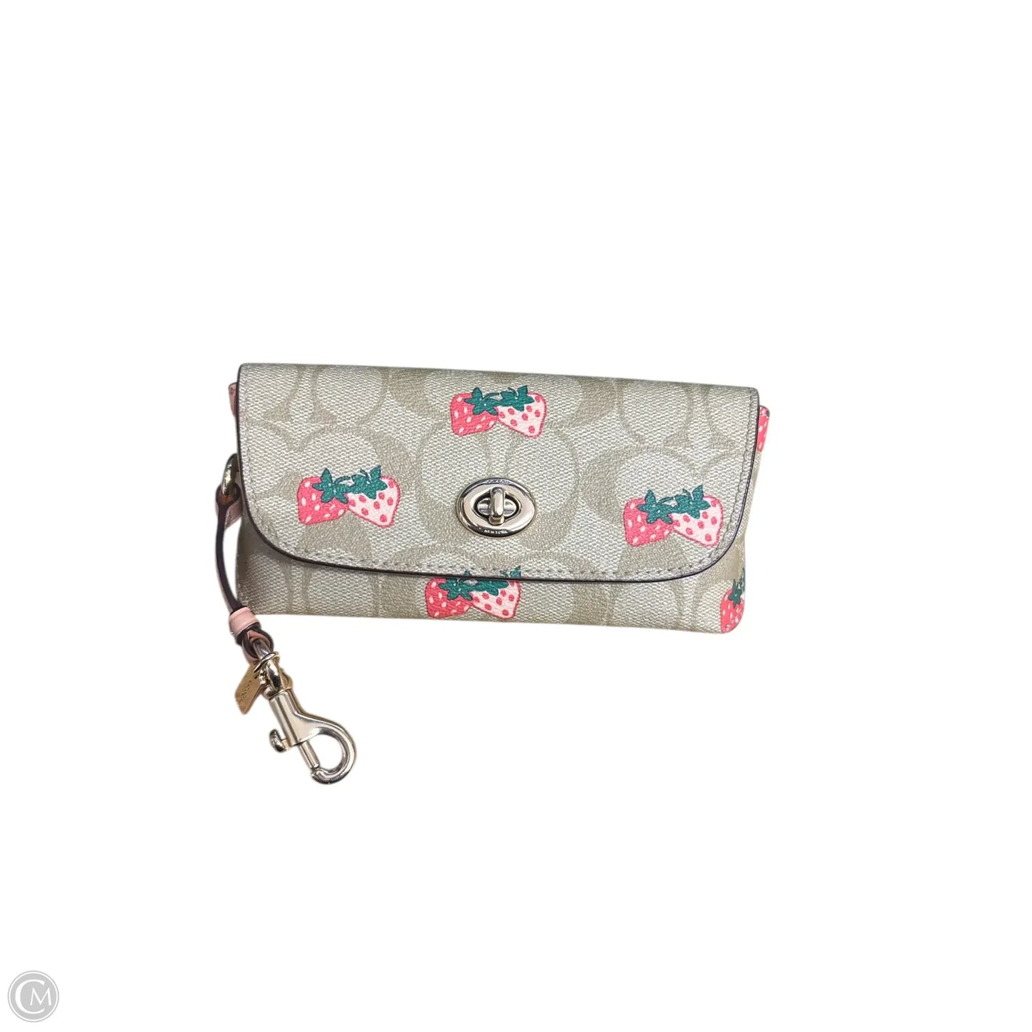 Sunglass Case Designer By Coach, Size: Small