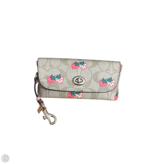 Sunglass Case Designer By Coach, Size: Small
