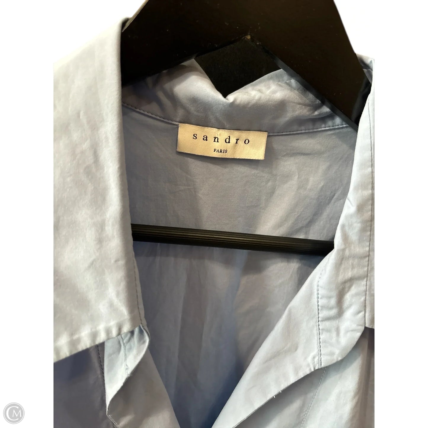 Sandro In Blue Designer Dress Size: S