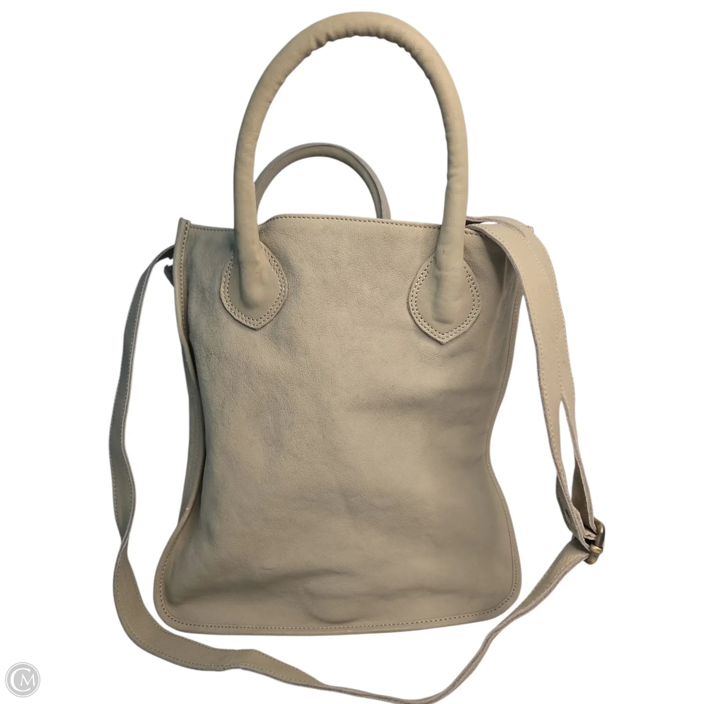 Handbag Leather By Clothes Mentor, Size: Large