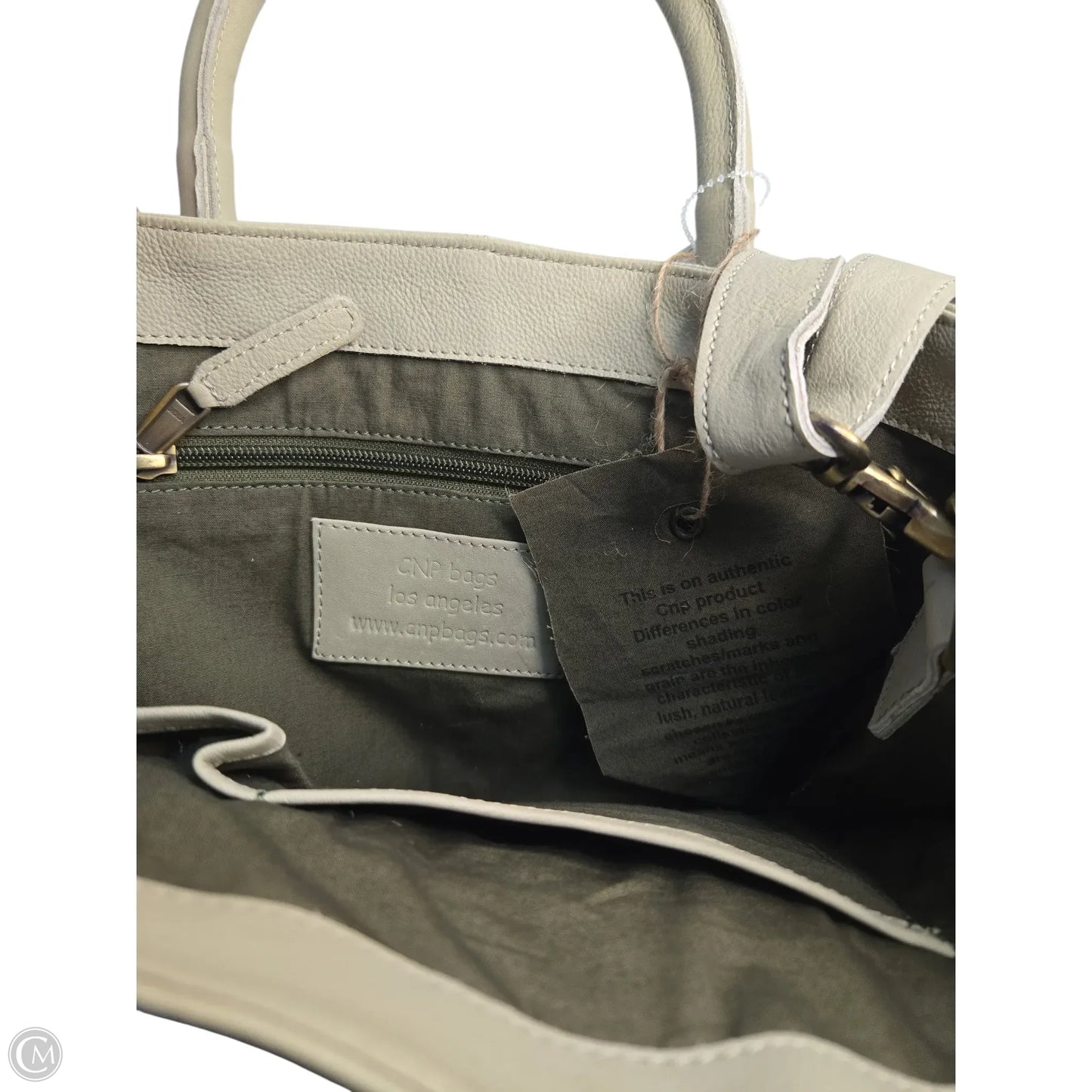 Handbag Leather By Clothes Mentor, Size: Large