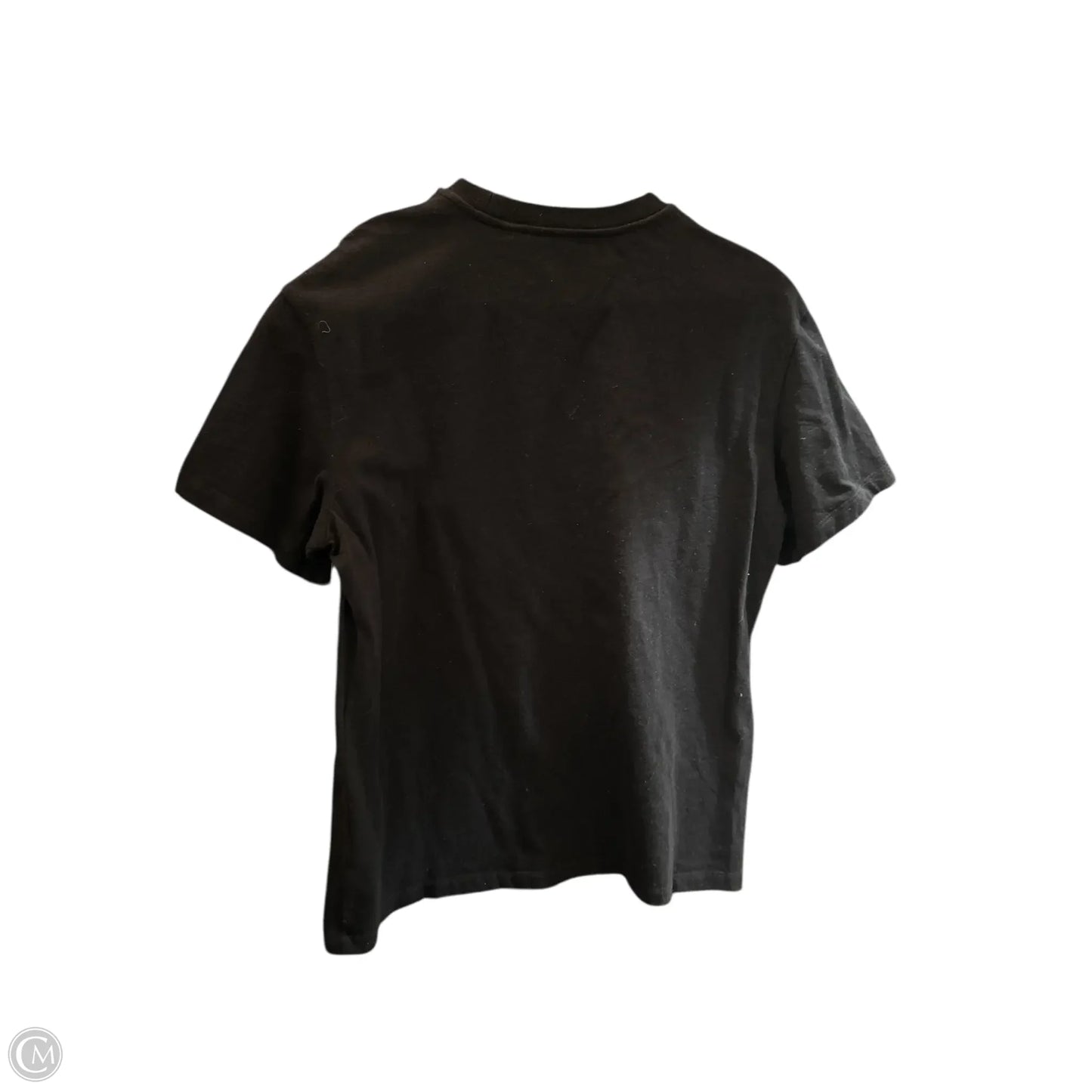 Top Short Sleeve Luxury Designer By Burberry In Black, Size: S