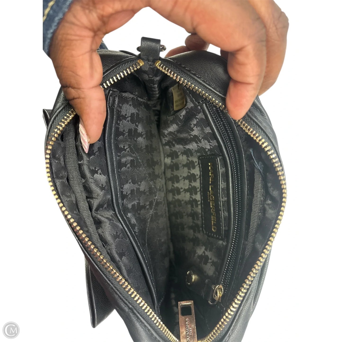 Handbag Designer By Karl Lagerfeld, Size: Small