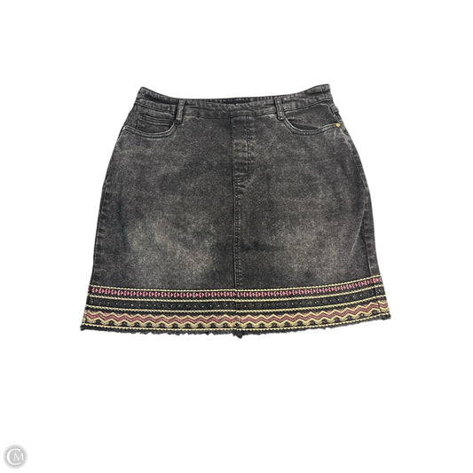 Skirt Midi By Tribal In Black, Size: 12