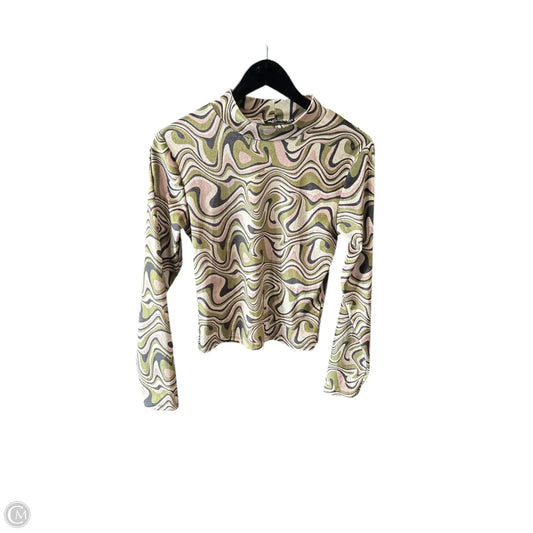 Top Long Sleeve Basic By Nasty Gal In Green, Size: 8