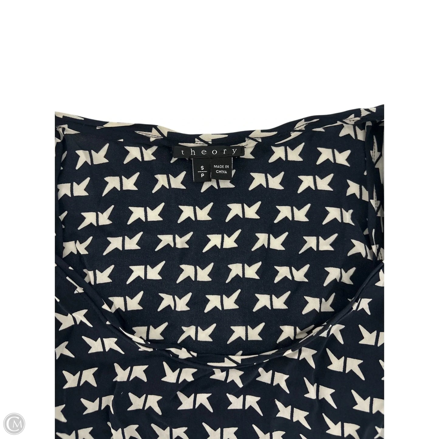 Top Sleeveless Basic By Theory In Navy, Size: S